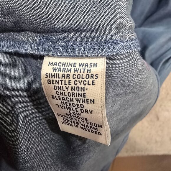 Go Softly Patio Woman Denim House Dress Coat Lounge NEW NWT Size 3X Bird Houses - Picture 11 of 13